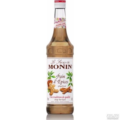 Лот: 18034278. Фото: 1. Сироп Monin Имбирный пряник 1л. Приправы, специи