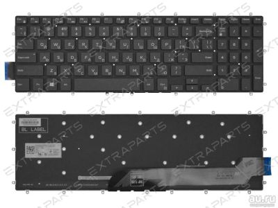 Лот: 17942681. Фото: 1. Клавиатура Dell G7 17 7790 черная... Клавиатуры для ноутбуков