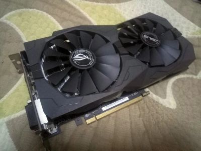 Лот: 17691271. Фото: 1. Видеокарта asus strix RX 570... Видеокарты
