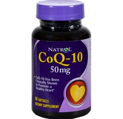 Лот: 10612510. Фото: 1. CoQ10 50 мг. 60 капс. Natrol... Спортивное питание, витамины