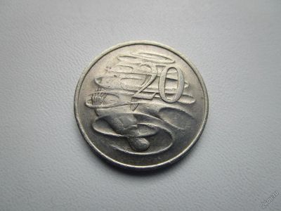 Лот: 5636542. Фото: 1. Австралия 20 центов 1980 большая... Австралия и Океания