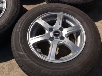 Лот: 7469388. Фото: 1. Комплект колес 185/70R14 4x100... Шины на дисках