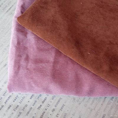 Лот: 17937798. Фото: 1. Качественная вельветовая ткань... Ткани, нитки, пряжа