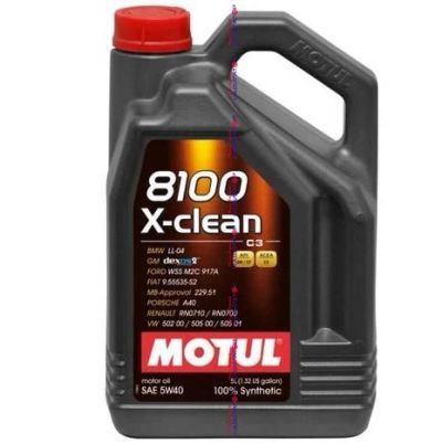 Лот: 14229871. Фото: 1. Motul 8100 X-Clean C3 5W40 Масло... Масла, жидкости