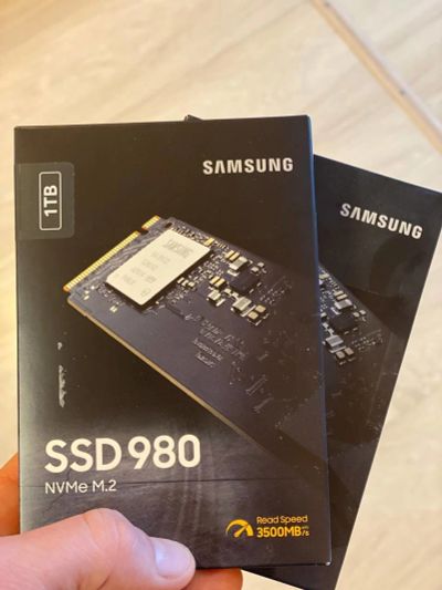 Лот: 17569397. Фото: 1. SSD Samsung 980 NVMe M.2 1000... SSD-накопители
