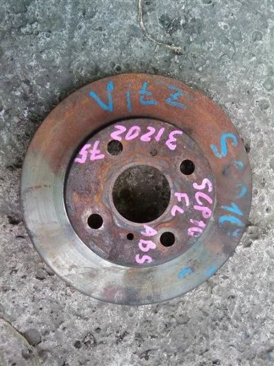 Лот: 463778. Фото: 1. Тормозной диск передний Vitz... Тормозная система
