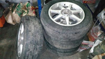 Лот: 5864107. Фото: 1. Колеса hankook optimo 225*60 R17... Шины на дисках