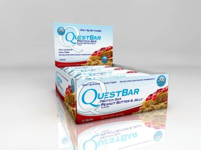 Лот: 3295848. Фото: 1. Батончик QuestBar. 20г. высококачественного... Спортивное питание, витамины