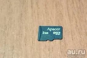 Лот: 9558506. Фото: 1. MicroSD 2 GB Apacer. Карты памяти
