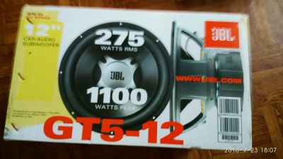 Лот: 12150742. Фото: 1. Сабвуфер JBL JT5-12. Сабвуферы