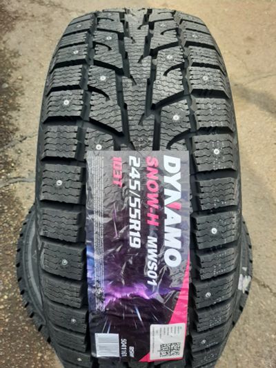 Лот: 25742612. Фото: 1. 245/55 R19 103T Dynamo Snow-H... Шины