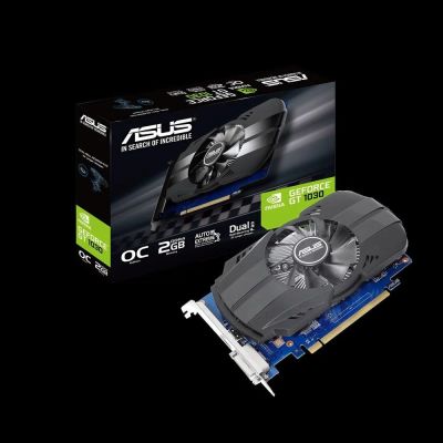 Лот: 12192456. Фото: 1. Видеокарта Asus GeForce GT 1030. Видеокарты