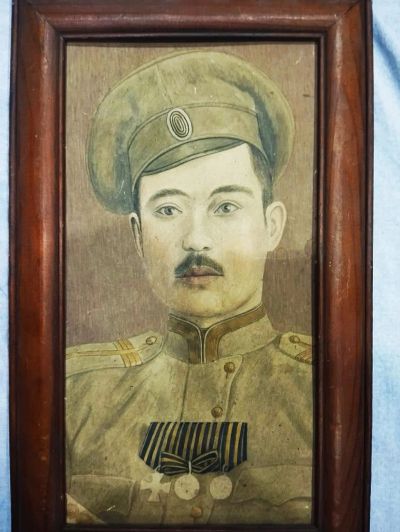 Лот: 25413042. Фото: 1. Портрет царизм, оригинал, унтер-офицер... Картины, гравюры