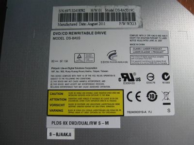 Лот: 4457074. Фото: 1. DVD RW для ноутбука Sata. Приводы CD, DVD, BR, FDD