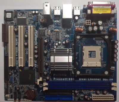 Лот: 4014636. Фото: 1. Motherboard / ASRock / P4i65G... Материнские платы