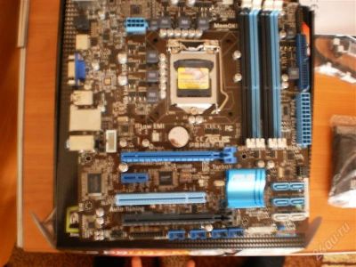 Лот: 1852521. Фото: 1. P8H67-M asus материнская плата... Материнские платы