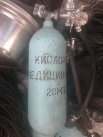 Лот: 4785784. Фото: 1. баллон кислород 3л б/у. Баллоны, газ в баллонах