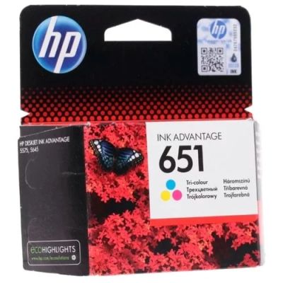 Лот: 13387372. Фото: 1. Картридж HP C2P11AE (№651, Color... Картриджи, расходные материалы