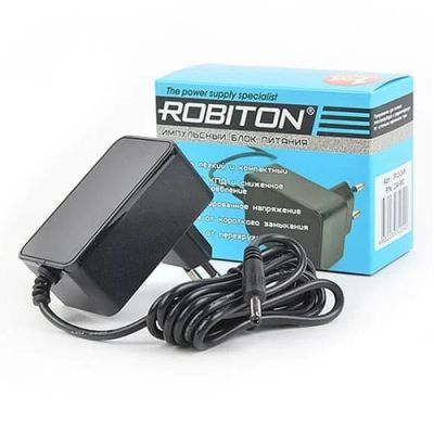 Лот: 16206185. Фото: 1. БПС 12v-2А (штекер 4,0*1,7) Robiton... Зарядные устройства, блоки питания для бытовой техники