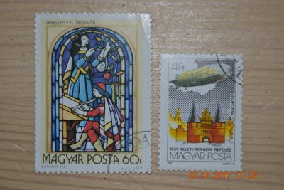Лот: 8861410. Фото: 1. 2 марки Венгрии 1972г. и 1981г... Марки