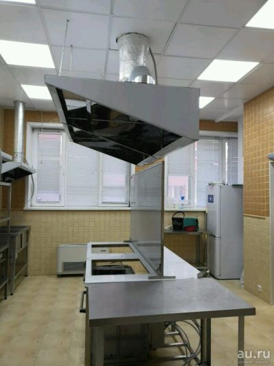 Лот: 13007158. Фото: 1. Зонт вытяжной из нержавеющей стали... Пищевое