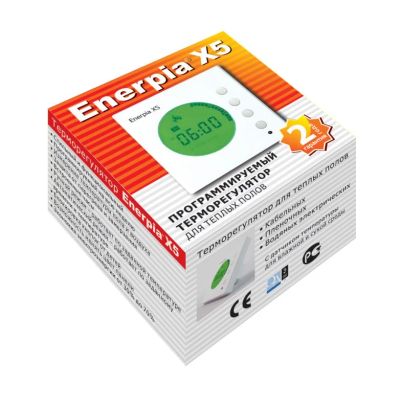 Лот: 3314365. Фото: 1. Терморегулятор Enerpia X5. Тёплый пол
