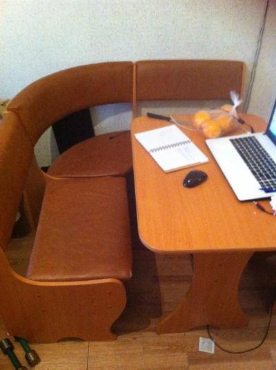 Лот: 3464355. Фото: 1. кухонный уголок, возможен обмен. Кухонные уголки