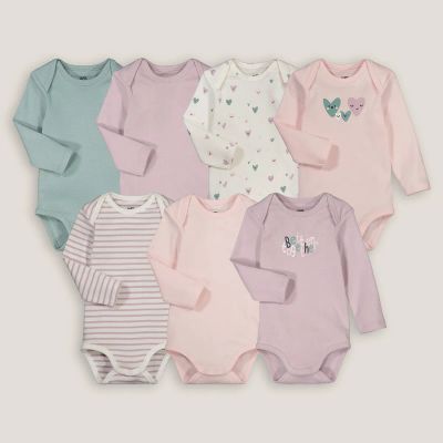 Лот: 24217003. Фото: 1. Комплект из семи боди с LaRedoute. Ползунки, распашонки, слипы