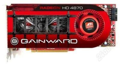 Лот: 2781513. Фото: 1. gainward radeon hd 4870. Видеокарты