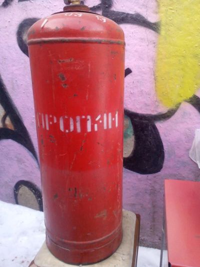 Лот: 6683816. Фото: 1. Газовый баллон балон 50 л литров... Баллоны, газ в баллонах