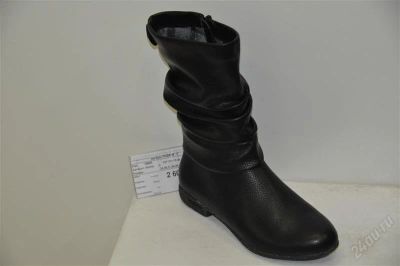 Лот: 1566335. Фото: 1. Женские демисезонные сапоги 09802. Сапоги