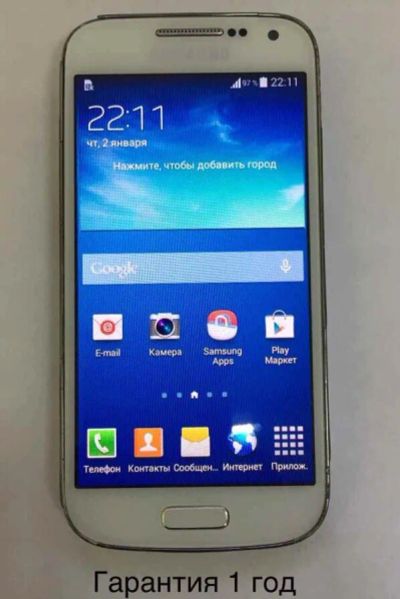 Лот: 25711626. Фото: 1. Смартфон samsung galaxy s4 mini... Смартфоны
