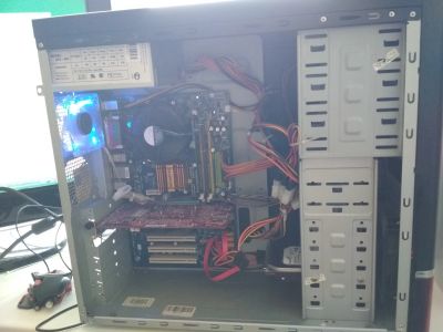 Лот: 15889523. Фото: 1. Системный блок quad q8200,Radeon... Компьютеры в сборе