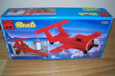 Лот: 3596707. Фото: 1. Конструктор "Brick" самолет. Конструкторы