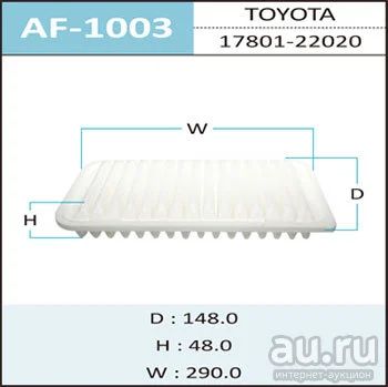 Лот: 18584288. Фото: 1. Воздушный фильтр a-1003 hepafix... Расходные материалы
