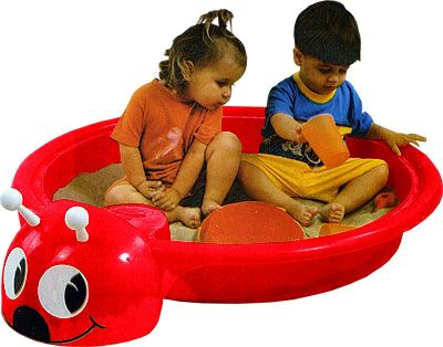 Лот: 3899408. Фото: 1. Песочница-бассейн Пластик Божья... Для игры в песочнице и в снегу