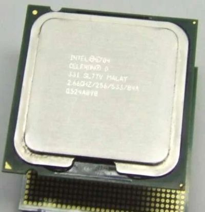 Лот: 6127871. Фото: 1. CPU Intel Celeron D 331 2.66 GHz... Процессоры