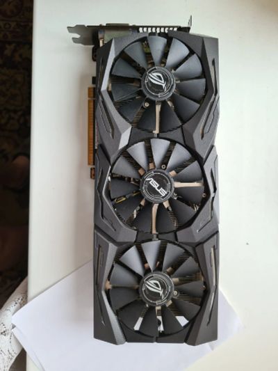 Лот: 17335212. Фото: 1. видеокарта Asus Strix 1080 11gbps. Видеокарты