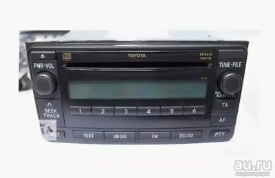 Лот: 16813390. Фото: 1. Магнитола Toyota 2din AUX широкая... Автомагнитолы