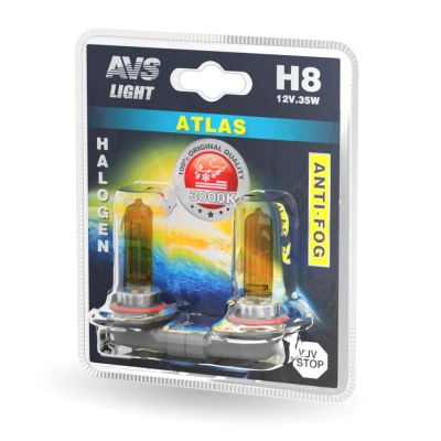 Лот: 20584343. Фото: 1. Галогенная лампа AVS /ATLAS ANTI-FOG... Оптика и освещение