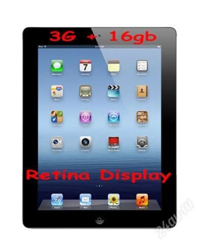 Лот: 2618559. Фото: 1. iPad 3 16Gb + 3G, 4G черный... Планшеты