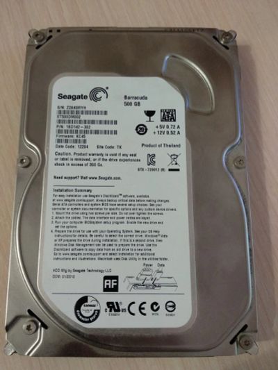 Лот: 12461475. Фото: 1. HDD Seagate st500DM002. Жёсткие диски (HDD)