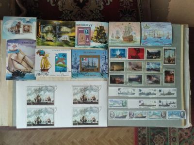 Лот: 24906682. Фото: 1. Транспорт. Корабли: 9 блоков... Марки