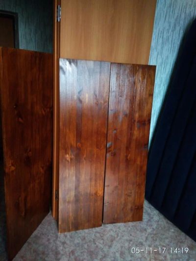 Лот: 10577164. Фото: 1. Шкаф купе из мебельного щита цвет... Шкафы, шкафы-купе