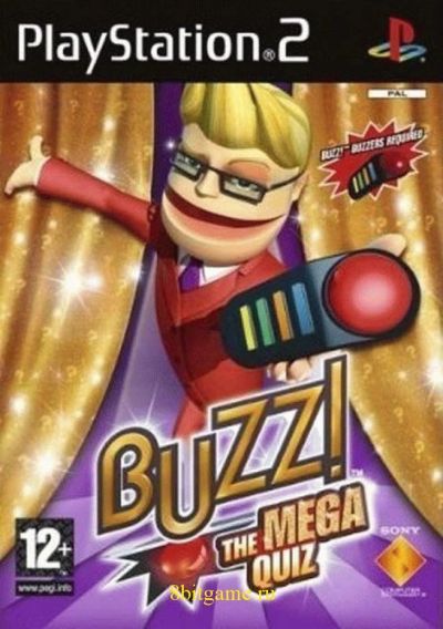 Лот: 11639575. Фото: 1. BUZZ The Mega Quiz: игра для PS2... Игры для консолей