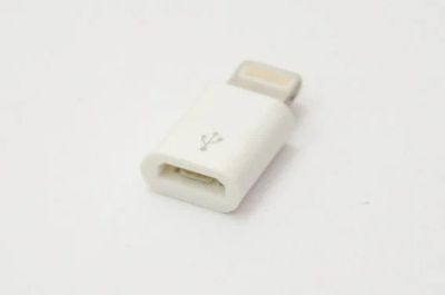 Лот: 15179235. Фото: 1. Переходник microUSB (F) - lighting... Шлейфы, кабели, переходники