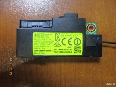 Лот: 14131533. Фото: 1. Samsung Wi-Fi WCH730B/BN59-01194G... Запчасти для телевизоров, видеотехники, аудиотехники