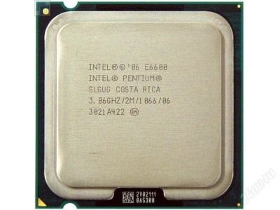 Лот: 2107593. Фото: 1. Intel Pentium Dual-Core E6600... Процессоры