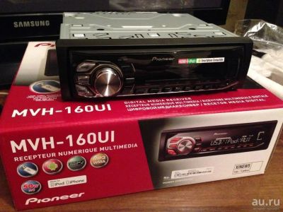 Лот: 15852608. Фото: 1. Магнитола Pioneer MVH 160 UI iPhone. Автомагнитолы