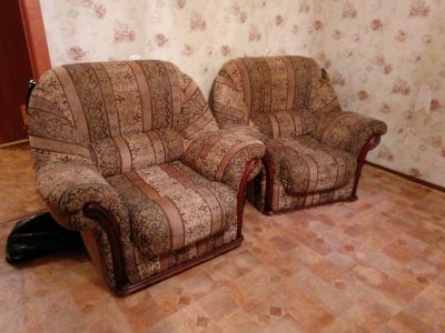 Лот: 12475589. Фото: 1. 2 кресла одним лотом. Кресла, пуфы